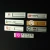 Import red / black 2.75&quot; x 1&quot; size metal bottom window name badges with magnetic back from China