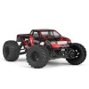 RED RAMPAGE Brushed 1/18 Scale All Terrain RC Car 36KM/H High Speed 4WD Electric Vehicle 2.4 GHz Waterproof Off-Road Truck