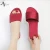 Import Red Satin Slippers for Bridesmaid wedding slippers for bride from China