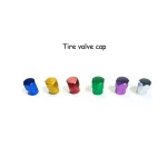 red tire valve cap