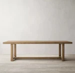 Restaurant Long solid wood  Dining Table Eating Tables For Home Use Furniture wood plank dining table