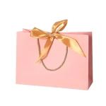 ribbon jewellery package jewelry packaging bag wholesale paper bag beautiful paper jewelry gift bags