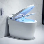 Rimless S-trap Sanitary Ware Automatic Sensor Flushing One Piece Tankless Intelligent Smart Toilet