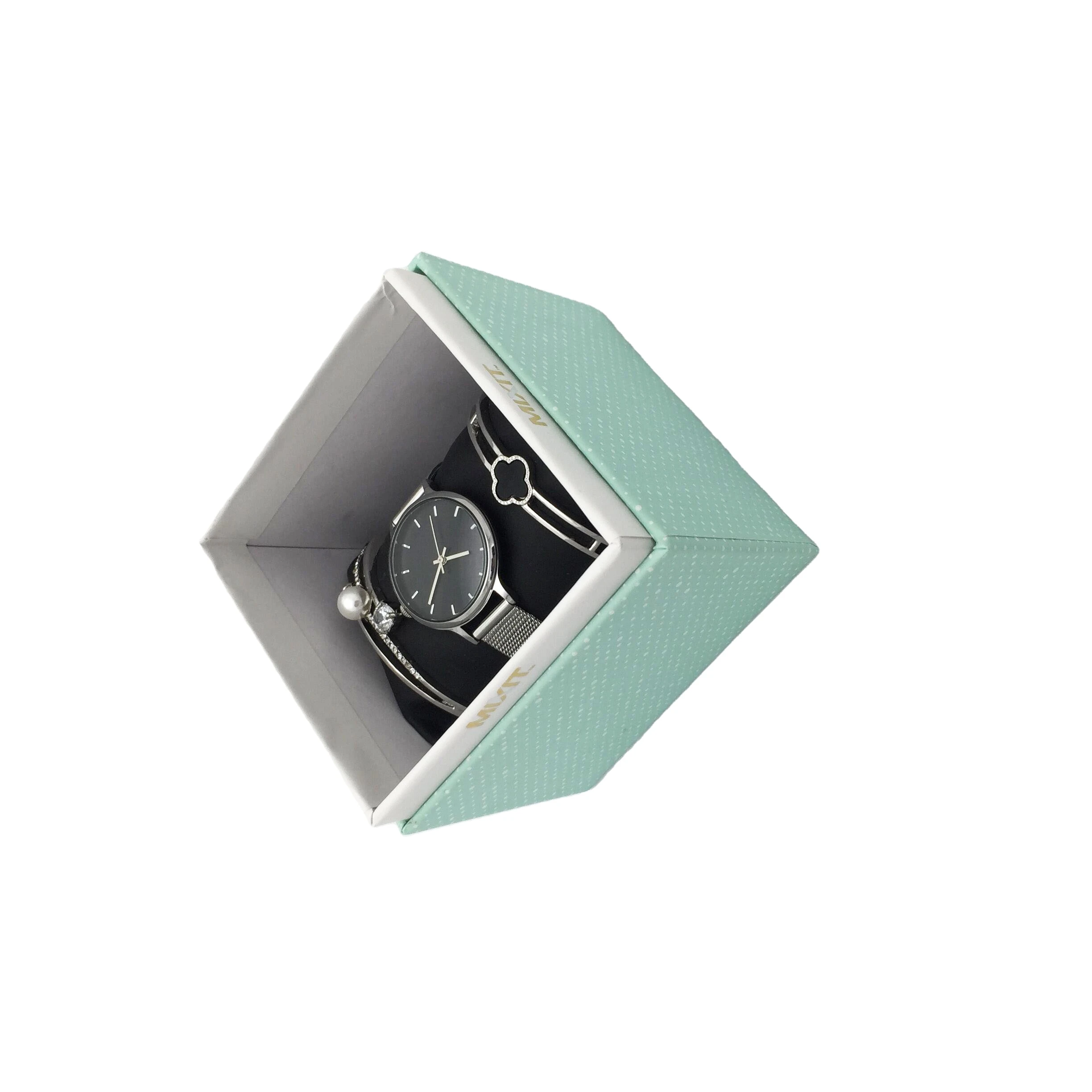 RM-H10 Hot sale Women Silver Wrist Jewelry bracelet watches Gift Sets Lady wholesale cheap quartz Watch