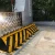 Import road blocker specification metal crash barrier hydraulic road block construction barricades road safety equipment from China