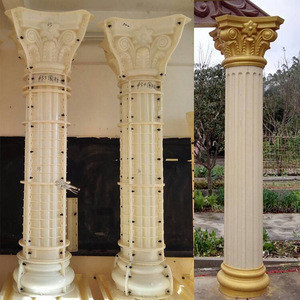 Resin Ancient Roman Column Marble Pillar Decoration 
