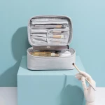Roomy Cosmetic Bag PouchPurse Handbag with Zipper cosmetic bag Waterproof Makeup Bag beauty case Special design hot-sale