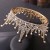 Import RS275  Wholesale Gold and Silver Full Round Crowns Rhinestone Tiara Wedding Headpiece Bridal and Goddess Crowns from China
