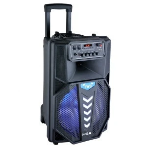 RTS Fast In Stock Factory 100 watt speaker prices 12 inch subwoofer portable bluetooth speaker  with light