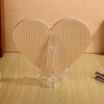 Rubysub RB-CZ0809 Cheaper Sublimation Printing Heart Shaped Floor Tile Ceramic Customized Blanks Ceramic Wall Tile