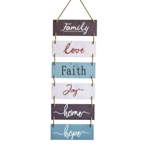 Rustic Wooden Decor Large Hanging Wall Sign For Home Decor Wood Plaque Sign