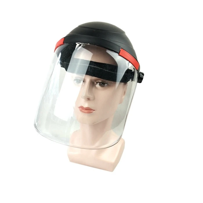 Safety Helmet Polycarbonate Bracket Frame Face Protection Shield