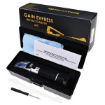 Salinity Refractometer 0-28% ATC, for Sea Water Brine Seawater Food Industry, Sodium Chloride (NaCl) Salt Level Meter Tester