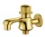 Import Sanitary ware single handle design basin water gold bathroom faucets from China