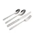 Import Satin Matte Silver Sandblast Cutlery Set 30pc fork spoon knife royal silverware dinner set with gift box from China
