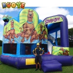 scooby doo inflatable bouncer new 5 In 1 Combo inflatable combo bounce house with slide
