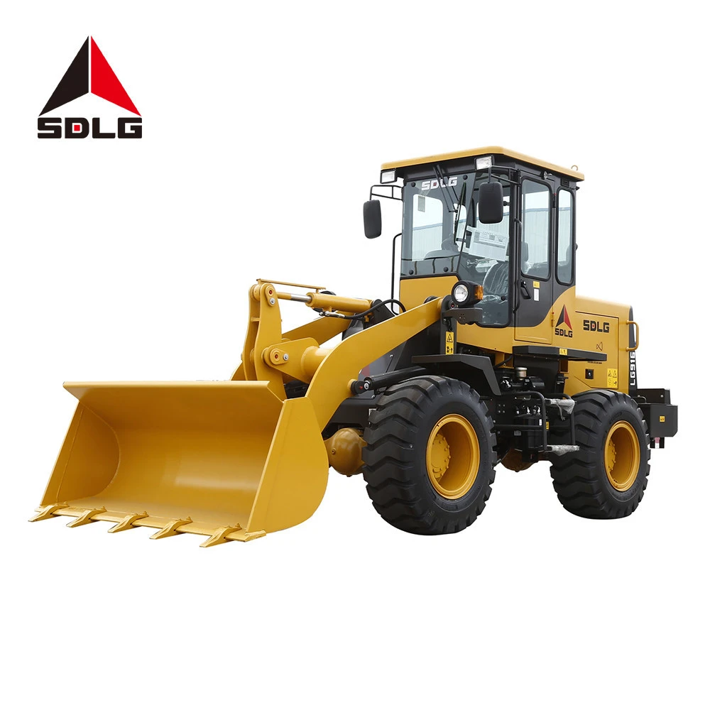 SDLG hydraulic LG 916 wheel loader tractor with front end loader attachment