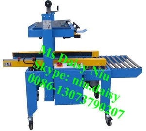 semi-automatic box gluing machine/folding carton box gluing machine/cardboard box gluing machine