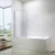 Import Semi Frameless AS2208 Bath Tub Folding Screen For Shower from China