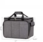Sewing Machine Carrying Case with Multiple Storage Pockets Universal Tote Bag with Shoulder Strap Compatible