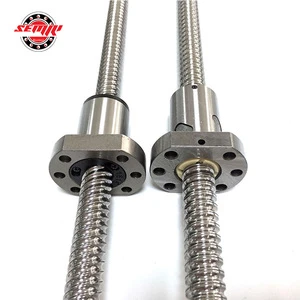 SFU1204 Ball screw linear guide adjustable axial clearance for cnc router