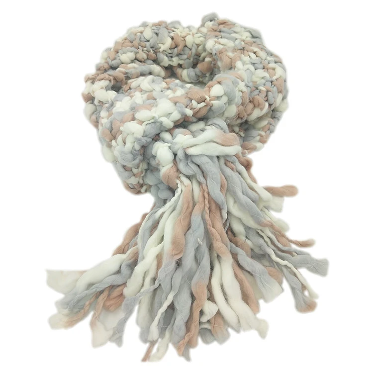 shemagh knitted scarf Hand-woven custom color size winter scarf Thick and warm lady&#x27;s  knitted scarf