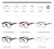 Import SHINELOT 95154 High Quality Fashion Women Glasses Eyewear Cat Eye Eyeglasses Frames Optical  Bulk Buying from China