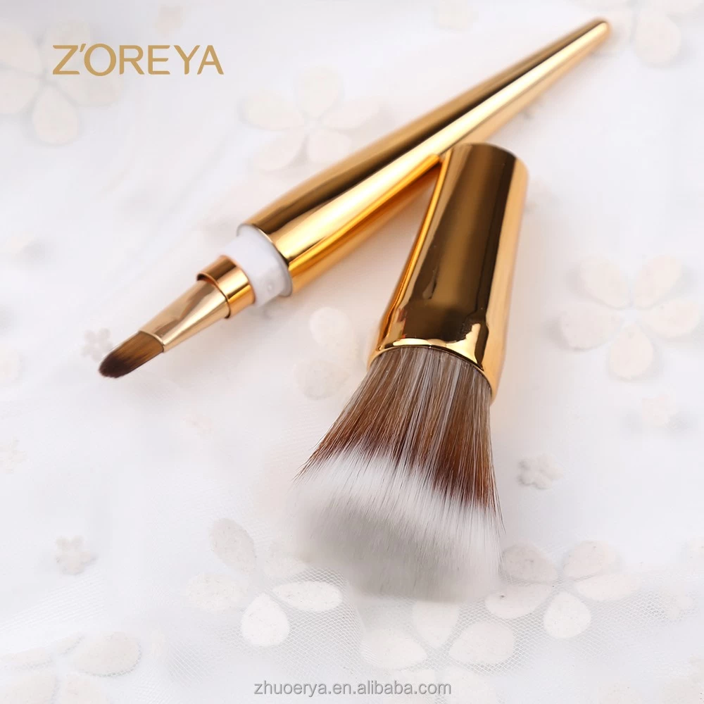 Shiny Golden eye shadow foundation  private label custom other  makeup brushes makeups