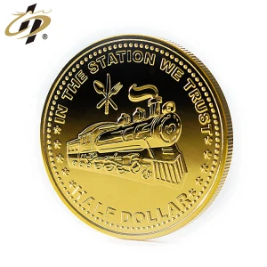 Shuanghua custom silver gold design own logo metal souvenir coin/challange coins