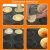 Import Silicone Bun Bread Forms 6 Grids Non Stick Round Shape Baking Sheets Perforated Hamburger Molds Muffin Pan Tray Kitchen Tool from China
