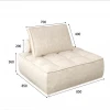 Simple Design Munctional Fabric One Seat High Quality Lazy Boy Recliner Sofa Parts Single Seat Recliner Sofa