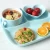 Import Simple partysu style pure color glazed ceramic meal plate binaural soup bowl from China