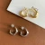 Import Simple Three-dimensional Drop-shaped Metal Earrings 925 Sterling Silver Needle New Trendy Earrings Women from China