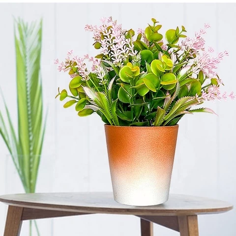 Simulation Home Decoration Artificial Potted Plant Simulation Eucalyptus Leaf Lavender Bonsai