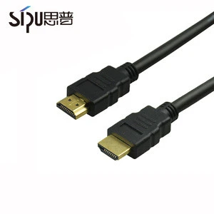 SIPU free sample custom hdmi to hdmi 1080P cable gold plated 3 meters HDTVs/ PS4/ Blu-Ray players/ Hometheater/ Video projector
