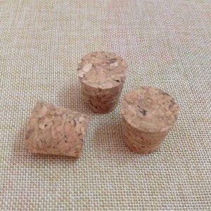 Small composite cork bottle stopper Cork tube stopper Novelty cork wine bottle stoppers