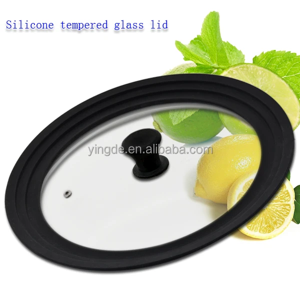 smart silicone glass lid multi size cookware cover