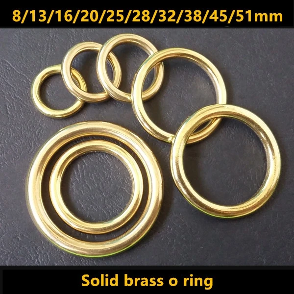 solid brass o ring metal o ring