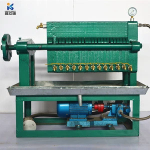 Solid-liquid separation plate and frame small filter press machine