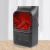Import space electric flame heater for home and office with thermostat from China