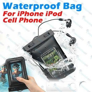 Sport Waterproof Bag Case + Earphones Armband For Cell Phone MP3 Player