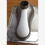 Squatting pan toilet stainless steel squat toilet pan