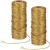 Import SR 100m 2mm Metallic Bakers Twine 110yd Solid Gold  Silver  Decorative Bakers Twine for DIY, Gold ColorRrope from China