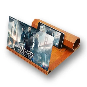 SRATE 12&#39;&#39; wooden screen amplifier 3D smartphone screen magnifier