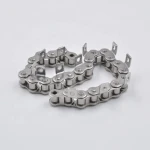 SS16A - A1 Accept custom 304 stainless steel conveyor roller chain 16A with A1 attachment