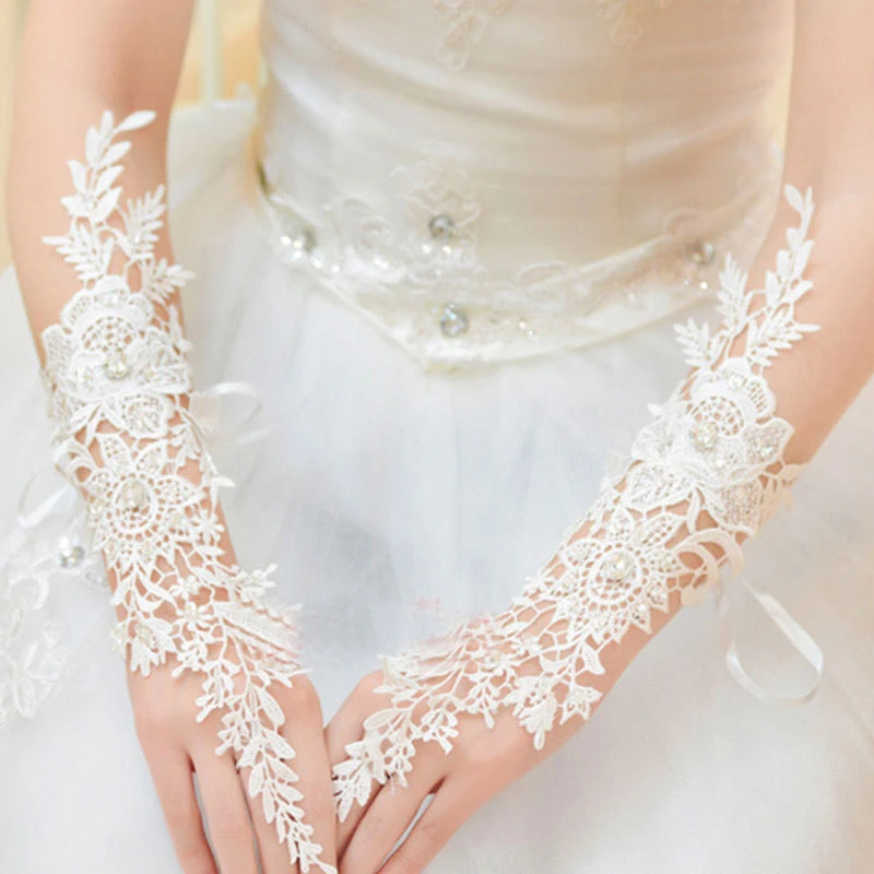 ST-0047  Hot sale high quality cheap 2015 hot sale pure satin wedding long sleeve glove dress for flower g