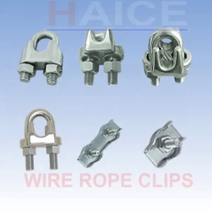 Stainless Steel 316 HEAVY WIRE ROPE CLIP U.S. TYPE Forged 5/16"