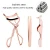 Import Stainless Steel Customized Rose Gold Tweezers and Eyelash Curler Kit Eyelash Curler Set with Applicator and Tweezer from China