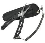 Stainless steel Fishing Pliers with Sheath and Lanyard Split Rings Crimp Sleeves Cut Lines fishing products