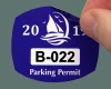Static Cling Parking Permit Stickers for Windshields and Windows